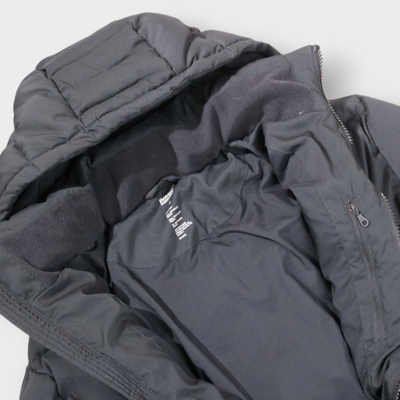 GIRLFRIEND COLLECTIVE Mystic Black Recycled Polyester Size XSmall Long Coat - Picture 7 of 12
